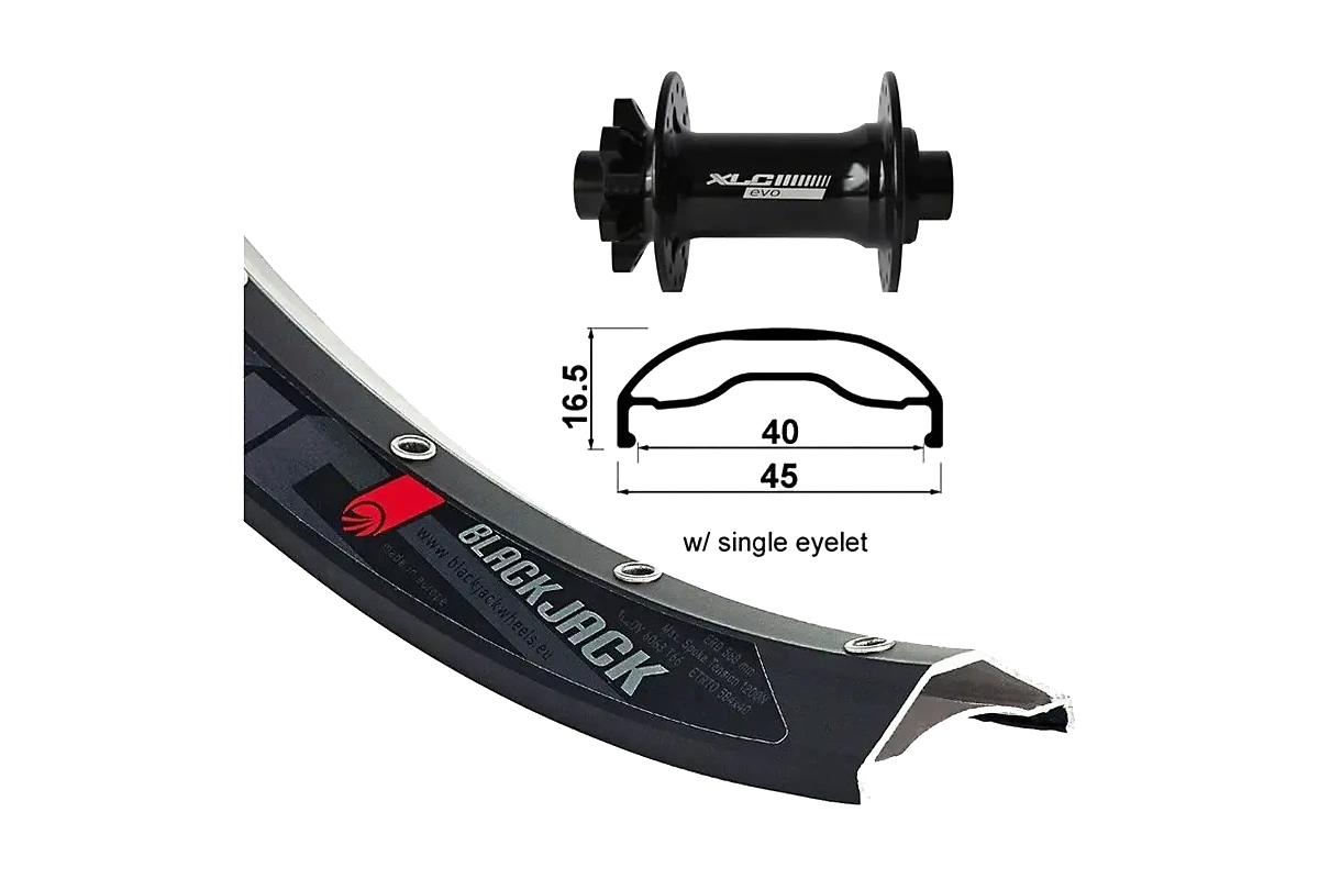 XLC Wheel Rodi Ready 40 27,5″ Hjul Foran