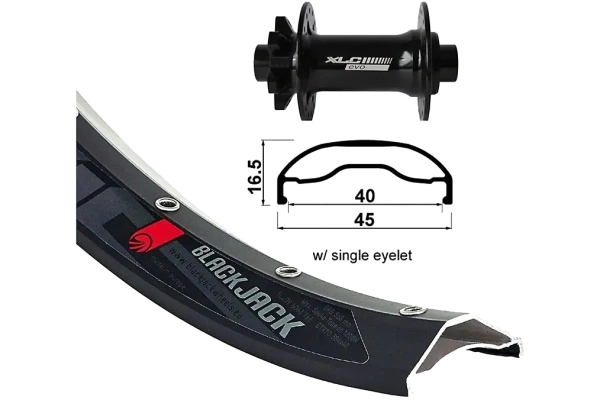 XLC Wheel Rodi Ready 40 27,5″ Hjul Foran
