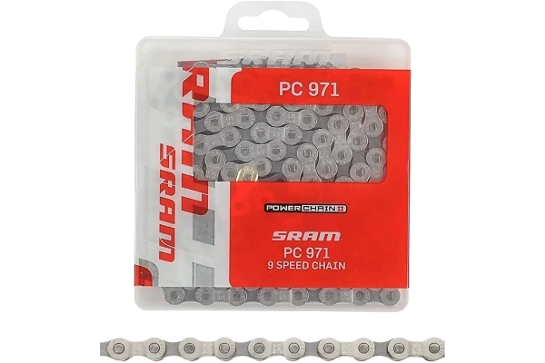 SRAM kjede PC-971 Step 2, chrome hardened 9 gir