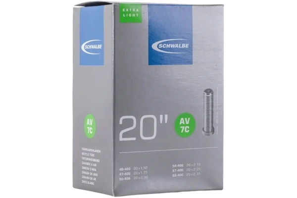 Slange 20" Bilventil SCHWALBE (40-60x406) 40 mm AV7C
