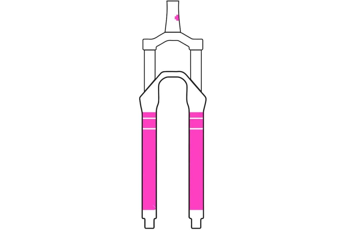 MUC-OFF Fork protector Fork Kit Farge bolt