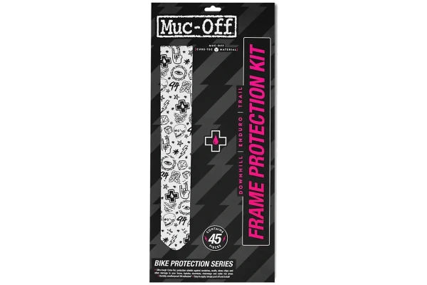 MUC-OFF Frame protector DH/ENDURO/TRAIL kit - Rammebeskyttelsessett - Farge: Punk