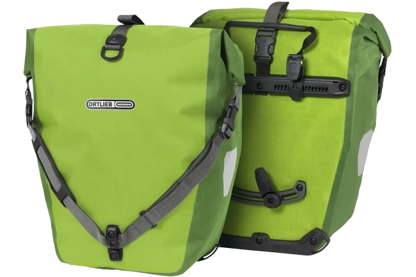 Ortlieb Back-Roller Plus elsykkel veske-par vanntett (Grønn) 40L