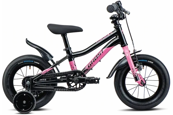 GHOST Powerkid 12 (Støttehjul) BLK / PINK