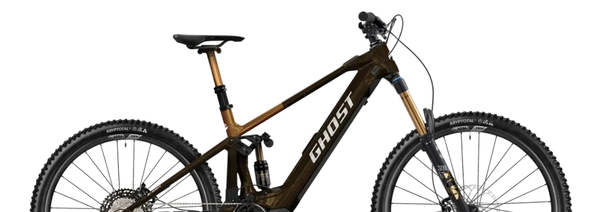 Kuvassa Ghost e-riot sähkömaastopyörä
