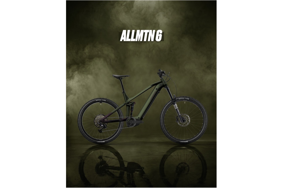 Haibike allmtn 6 studio presentasjonsbilde av elsykkel
