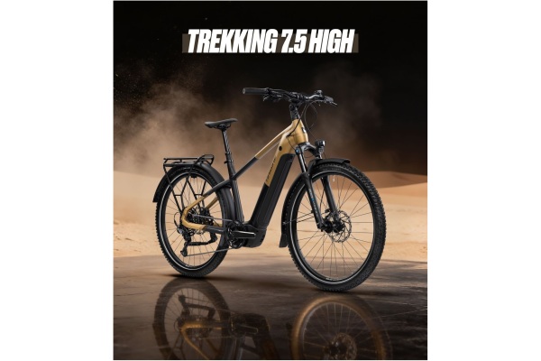 Haibike Trekking 7.5 studio presentasjonsbilde av elsykkel